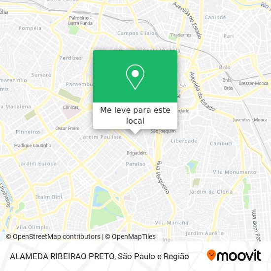 ALAMEDA RIBEIRAO PRETO mapa