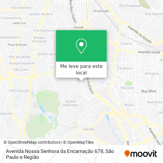 Avenida Nossa Senhora da Encarnação 678 mapa