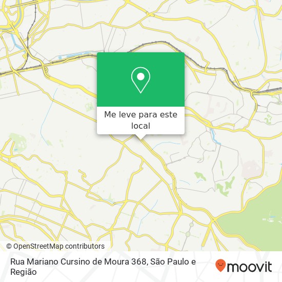 Rua Mariano Cursino de Moura 368 mapa