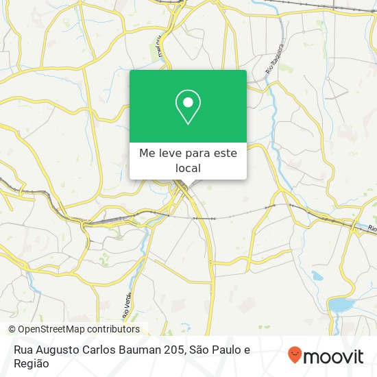 Rua Augusto Carlos Bauman  205 mapa