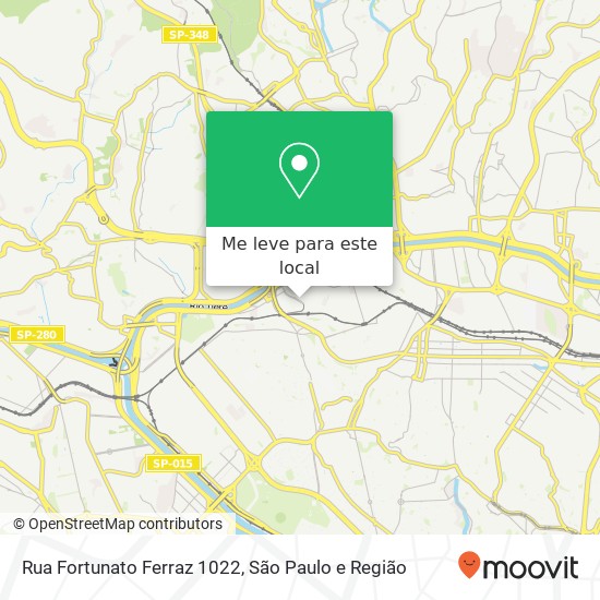 Rua Fortunato Ferraz 1022 mapa
