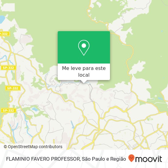 FLAMINIO FAVERO PROFESSOR mapa