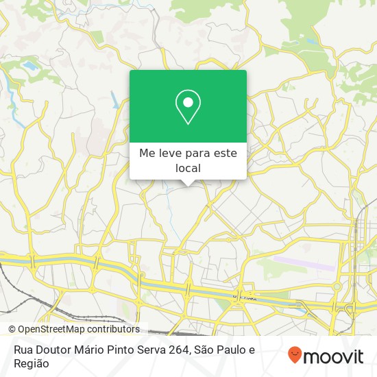 Rua Doutor Mário Pinto Serva 264 mapa