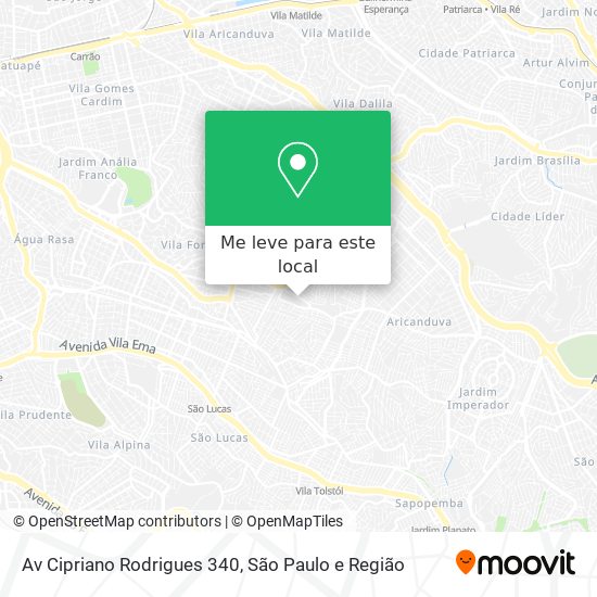 Av Cipriano Rodrigues  340 mapa