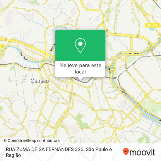 RUA ZUMA DE SÁ FERNANDES 323 mapa