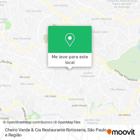 Cheiro Verde & Cia Restaurante Rotisseria mapa