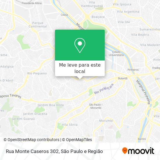 Rua Monte Caseros  302 mapa