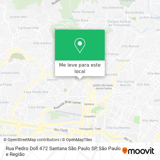 Rua Pedro Doll  472   Santana   São Paulo   SP mapa