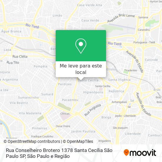 Rua Conselheiro Brotero  1378   Santa Cecília   São Paulo   SP mapa
