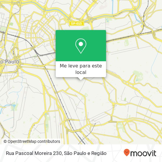 Rua Pascoal Moreira 230 mapa