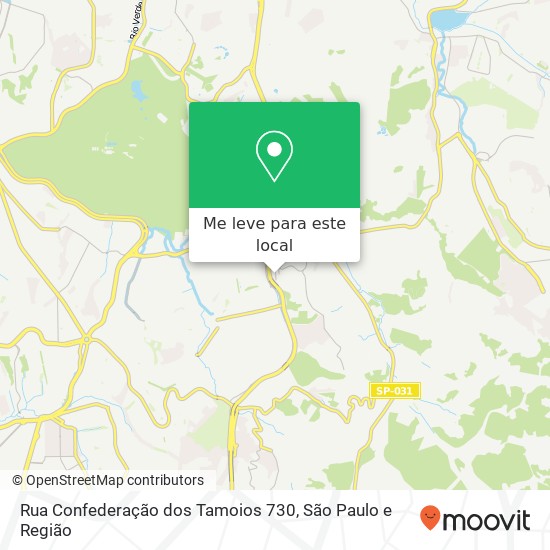 Rua Confederação dos Tamoios 730 mapa