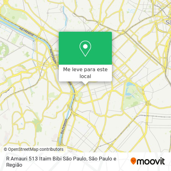 R  Amauri  513   Itaim Bibi  São Paulo mapa