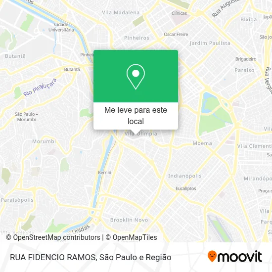 RUA  FIDENCIO RAMOS mapa