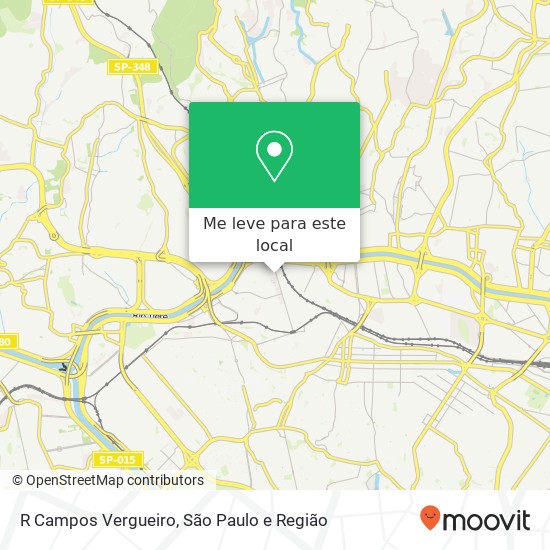 R  Campos Vergueiro mapa