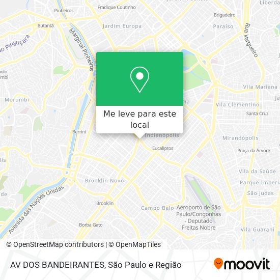 AV DOS BANDEIRANTES mapa