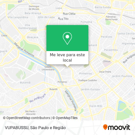 VUPABUSSU mapa