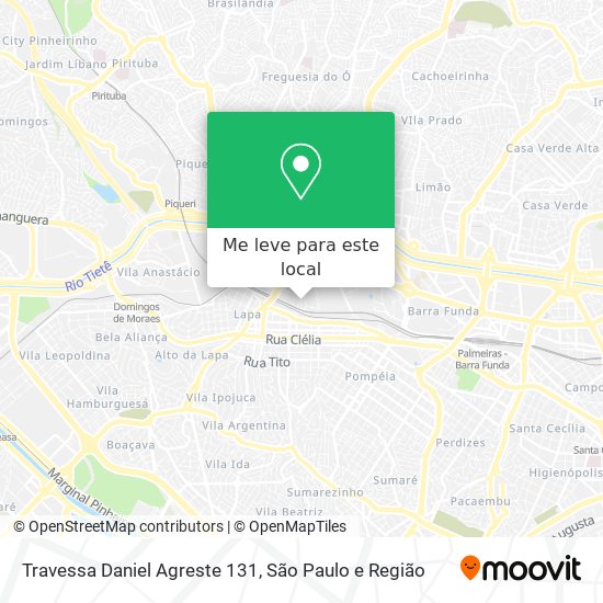 Travessa Daniel Agreste 131 mapa