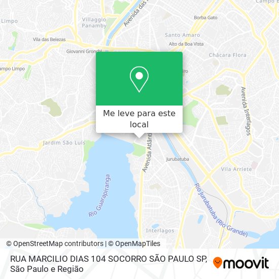RUA MARCILIO DIAS  104 SOCORRO  SÃO PAULO SP mapa