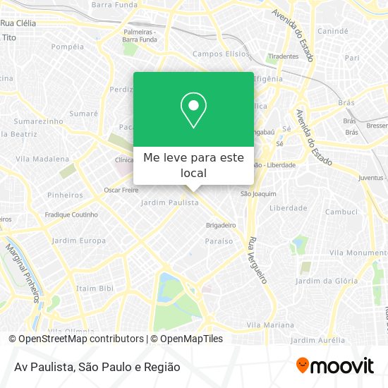 Av  Paulista mapa