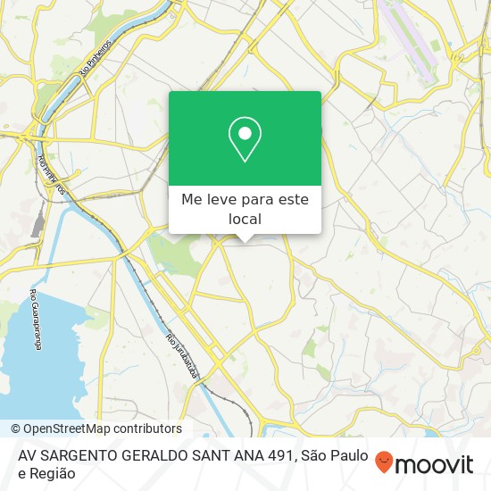 AV SARGENTO GERALDO SANT ANA 491 mapa