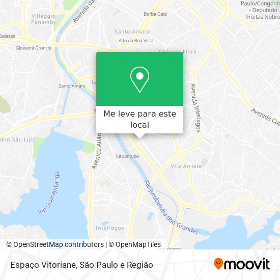 Espaço Vitoriane mapa