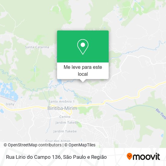 Rua Lírio do Campo 136 mapa