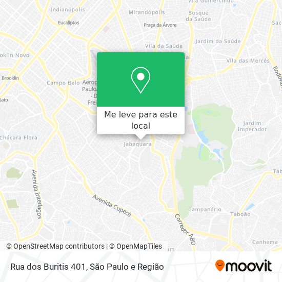 Rua dos Buritis 401 mapa