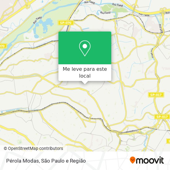 Pérola Modas mapa