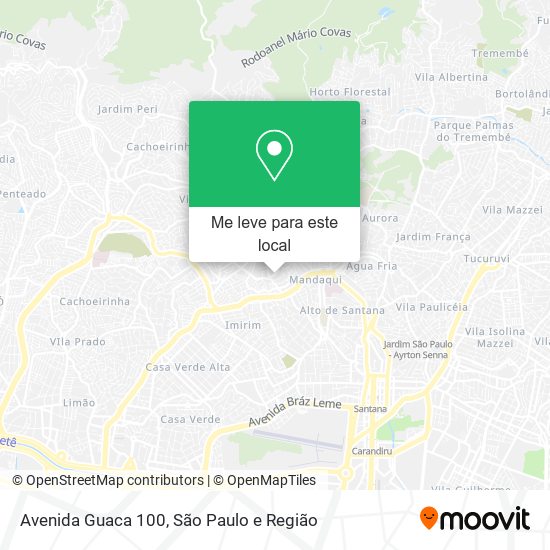 Avenida Guaca 100 mapa