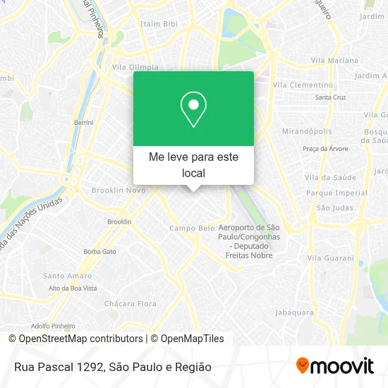Rua Pascal 1292 mapa
