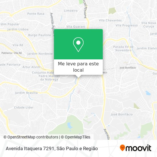 Avenida Itaquera 7291 mapa