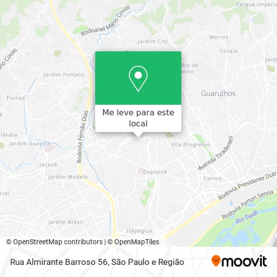 Rua Almirante Barroso 56 mapa