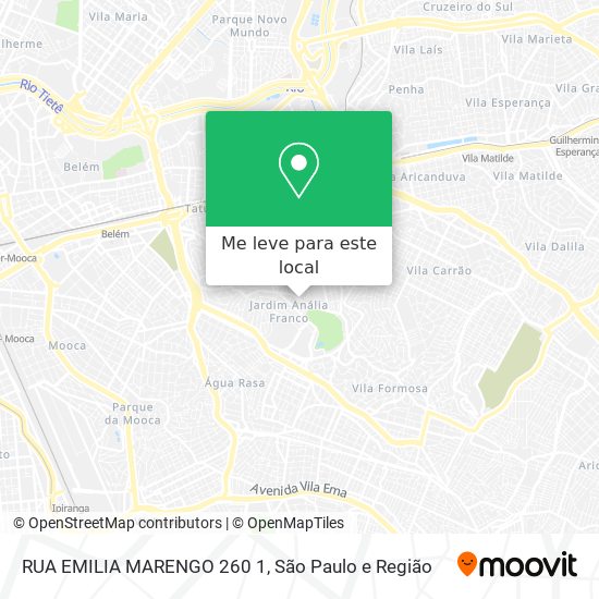 RUA EMILIA MARENGO  260 1 mapa