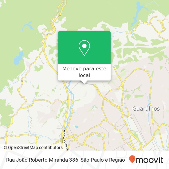 Rua João Roberto Miranda 386 mapa