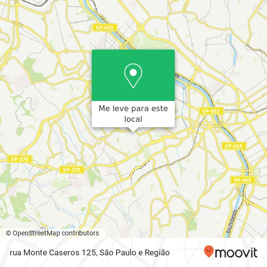 rua Monte Caseros  125 mapa