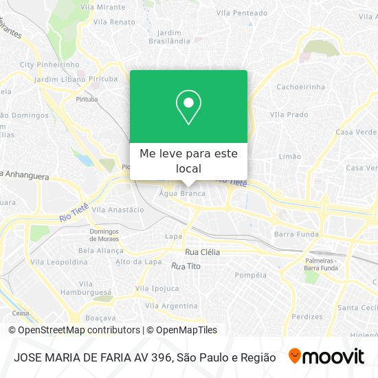 JOSE MARIA DE FARIA AV 396 mapa