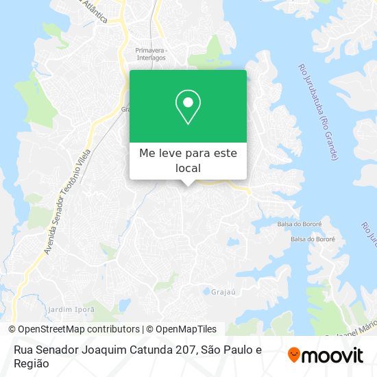 Rua Senador Joaquim Catunda 207 mapa