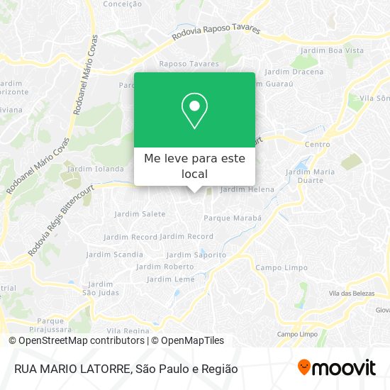 RUA MARIO LATORRE mapa