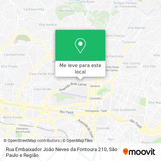 Rua Embaixador João Neves da Fontoura 210 mapa