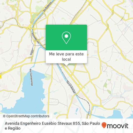 Avenida Engenheiro Eusébio Stevaux 855 mapa
