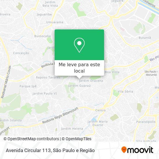 Avenida Circular 113 mapa