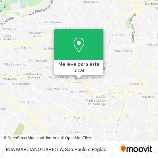 RUA MARCIANO CAPELLA mapa