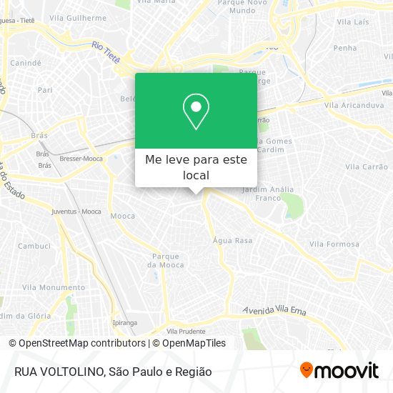 RUA VOLTOLINO mapa