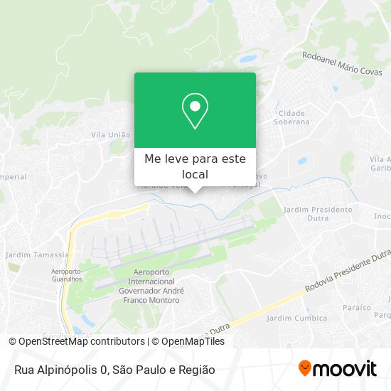 Rua Alpinópolis 0 mapa