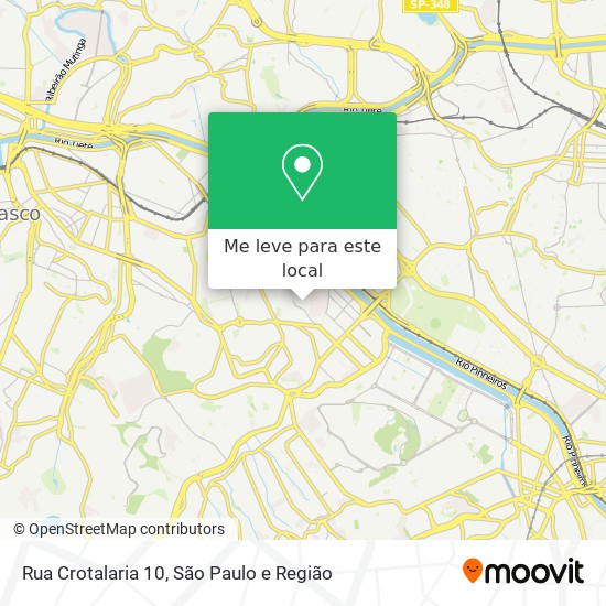 Rua Crotalaria 10 mapa