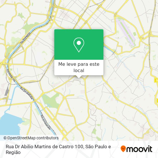 Rua Dr Abilio Martins de Castro  100 mapa