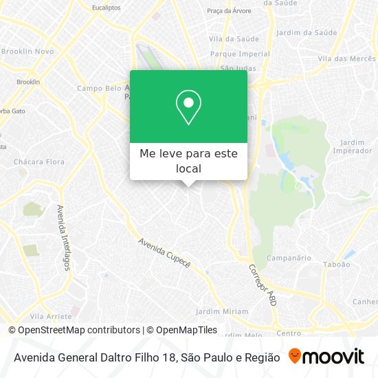 Avenida General Daltro Filho 18 mapa