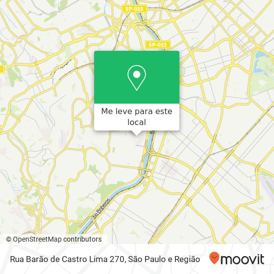 Rua Barão de Castro Lima 270 mapa