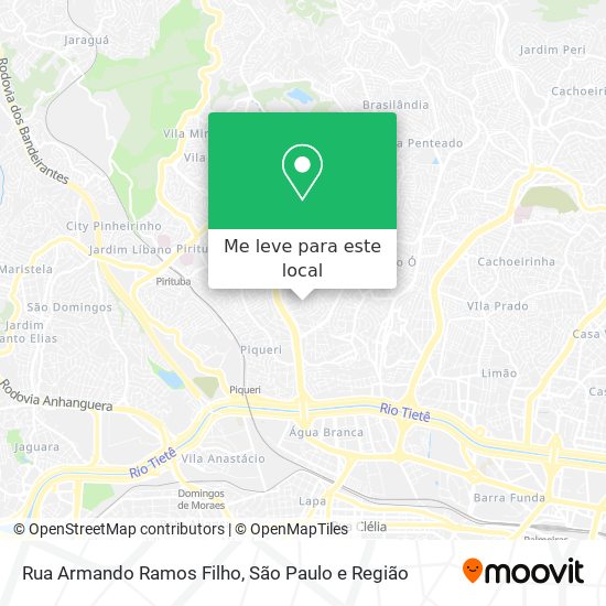 Rua Armando Ramos Filho mapa