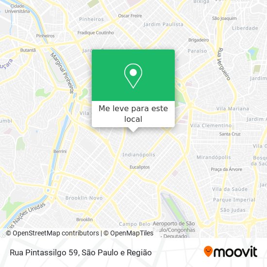 Rua Pintassilgo 59 mapa